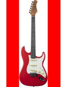 EKO ST300 FIESTA RED – Guitare électrique type Strat – vue principale 2