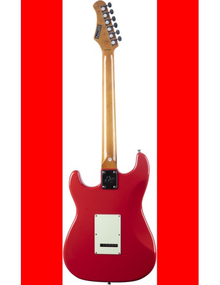 EKO ST300 FIESTA RED – Guitare électrique type Strat – vue détaillée