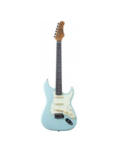 EKO ST300 DAPHNE BLUE – Guitare électrique type Strat – vue principale