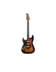 EKO ST300 SUNBURST LH – Guitare électrique gaucher type Strat – vue principale