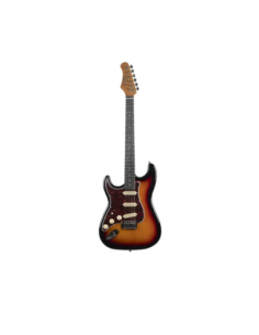 EKO ST300 SUNBURST LH – Guitare électrique gaucher type Strat – vue principale 2
