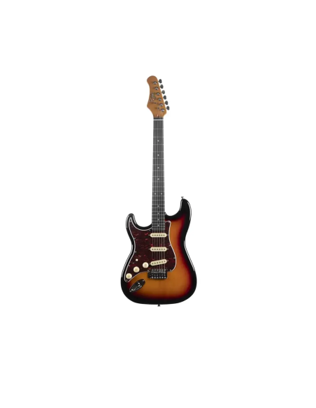 EKO ST300 SUNBURST LH – Guitare électrique gaucher type Strat – vue alternative