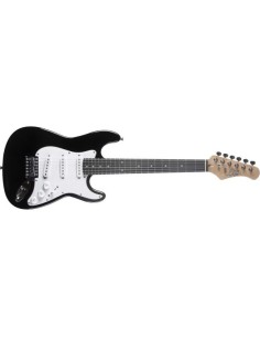 EKO ST100-3/4-BLK - Guitare électrique type Strat format 3/4 noire