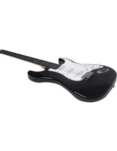 EKO ST100-3/4-BLK - Guitare électrique pour jeune guitariste et débutant
