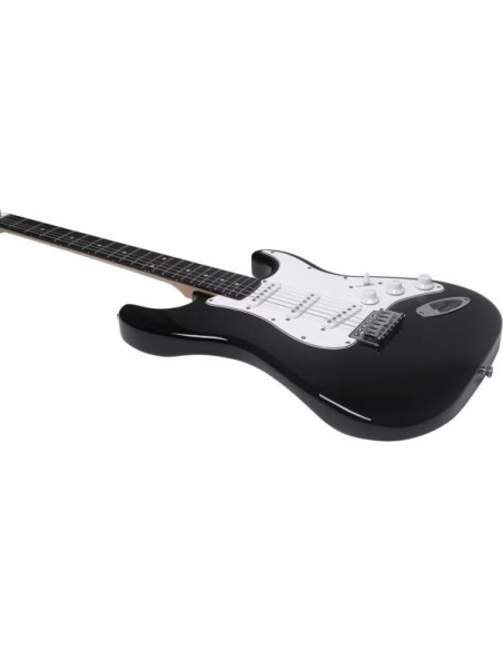 EKO ST100-3/4-BLK - Guitare électrique pour jeune guitariste et débutant