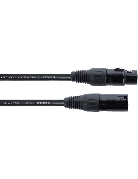 CORDIAL EM10FM – Câble micro XLR femelle / mâle 10 m