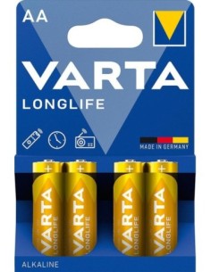 VARTA LR06-B – Lot de 4 piles alcalines AA – vue principale