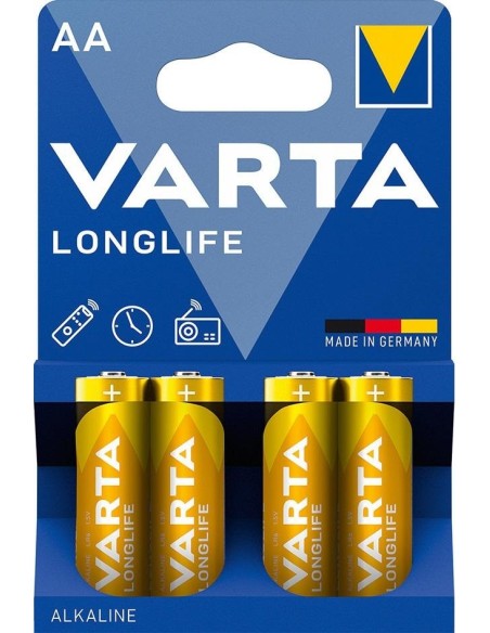 VARTA LR06-B – Lot de 4 piles alcalines AA – vue principale