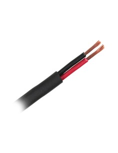 CÂBLE HAUT PARLEUR ROND 2 X 1.5MM – noir