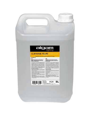ALGAM LIGHTING – CLEAN-5L cleaner pour machines à fumée, 5 litres