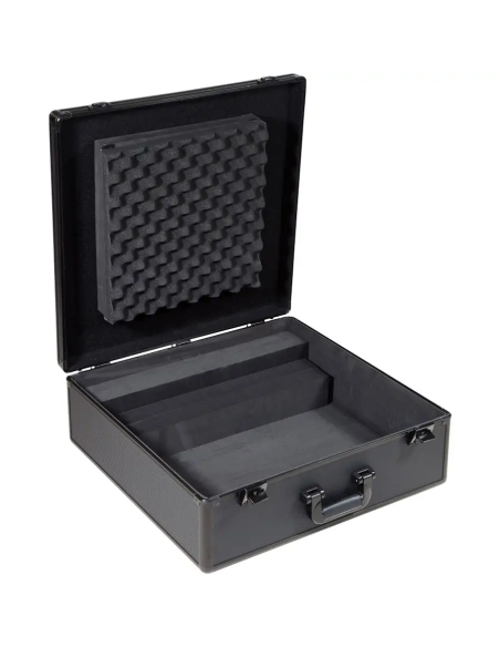 Walkasse W-MIXECASE-XL – flight case ouvert avec mousses de protection et intérieur vide