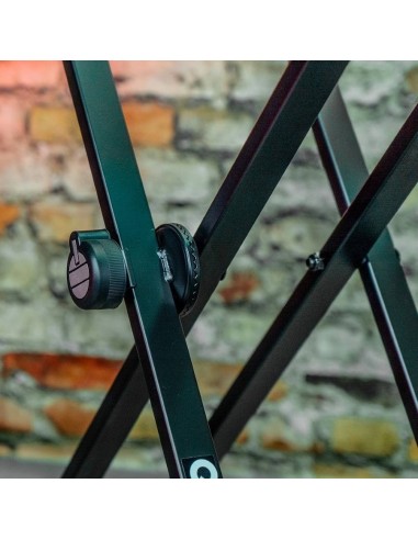 Quiklok T20BK – détail de la molette centrale de réglage et de la structure en X à double renfort