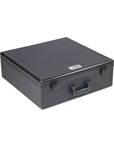 Walkasse W-MIXECASE-XL – vue avant du flight case fermé, poignée et deux fermetures