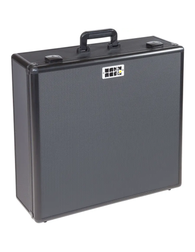 Walkasse W-MIXECASE-XL – flight case fermé en position verticale avec poignée de transport