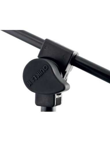 Quiklok A302BK – détail de la molette et de l’articulation de réglage de la perche