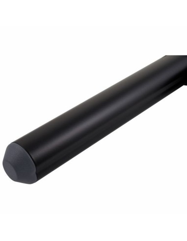K&M 21337 noir – détail de l’extrémité supérieure du tube de 35 mm