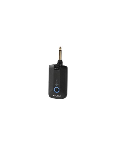 NUX Mighty Plug Pro – vue de trois-quarts du côté droit avec jack déplié