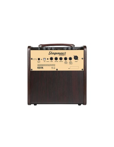 NUX Stageman II AC-80 – panneau arrière avec boucle d’effets, sorties et connexions