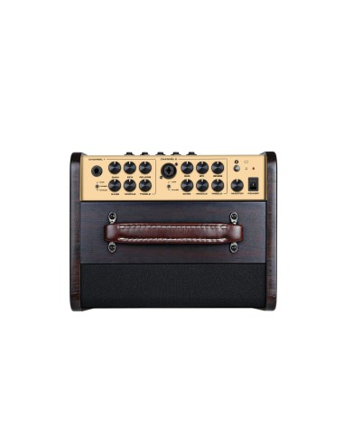 NUX Stageman II AC-80 – commandes des deux canaux et entrées guitare et microphone