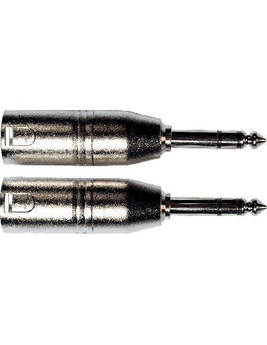 YELLOW CABLE AD27 – Adaptateur Jack stéréo mâle/XLR mâle