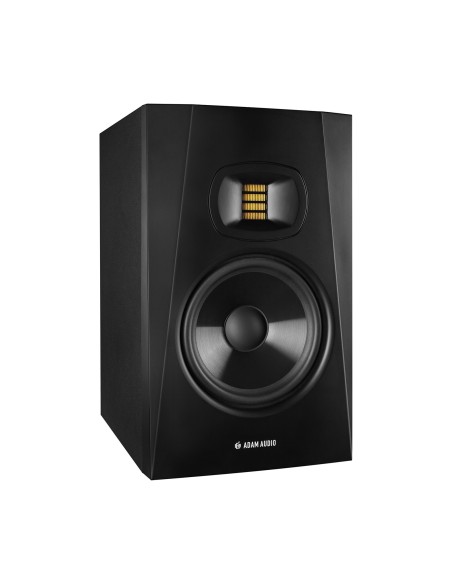 ADAM Audio T7V – vue de trois-quarts avec flanc gauche