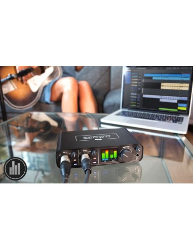 MOTU M2 – exemple d’enregistrement de guitare avec ordinateur portable