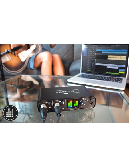 MOTU M2 – exemple d’enregistrement de guitare avec ordinateur portable