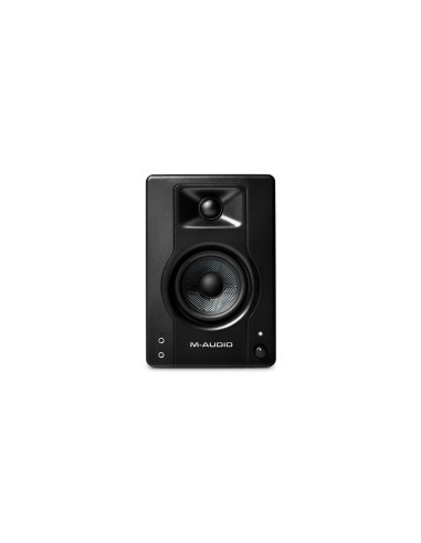 M-Audio BX3 – vue de face de l’enceinte active avec volume et prise casque