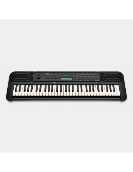 Yamaha PSR-E273 – vue frontale du clavier, des commandes et des haut-parleurs