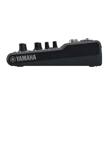 Yamaha MG06 – vue de profil du châssis compact
