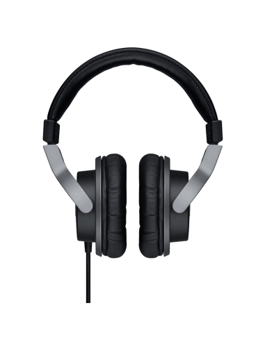 Yamaha HPH-MT7 noir – vue de face du casque et de l’arceau
