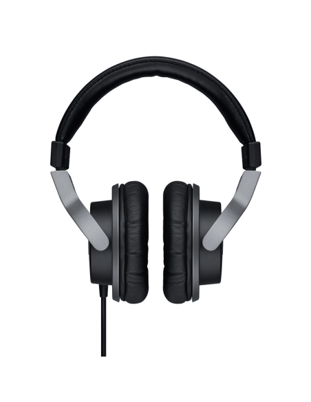 Yamaha HPH-MT7 noir – vue de face du casque et de l’arceau