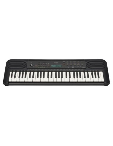 Yamaha PSR-E283 – vue de face en perspective du clavier et des commandes