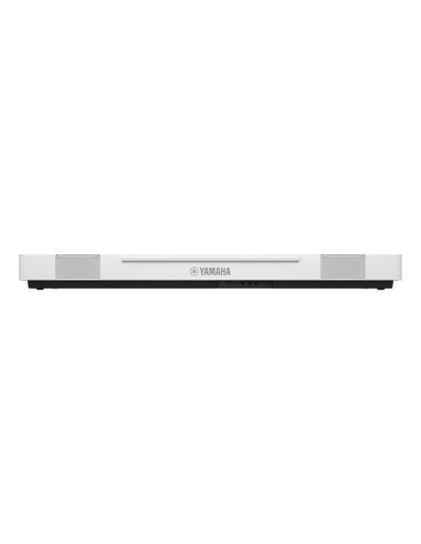 Yamaha P-225WH blanc – vue arrière du piano numérique et de ses connexions