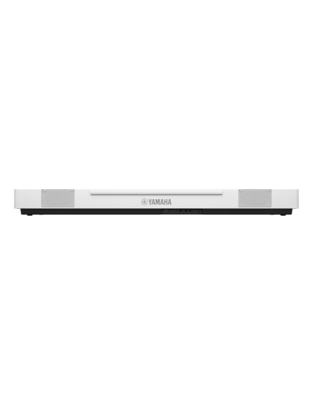 Yamaha P-225WH blanc – vue arrière du piano numérique et de ses connexions