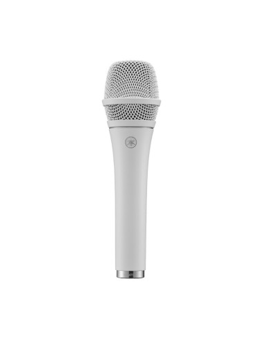 Yamaha YDM707 blanc – vue de face de la grille et du corps du microphone