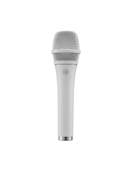 Yamaha YDM707 blanc – vue de face de la grille et du corps du microphone