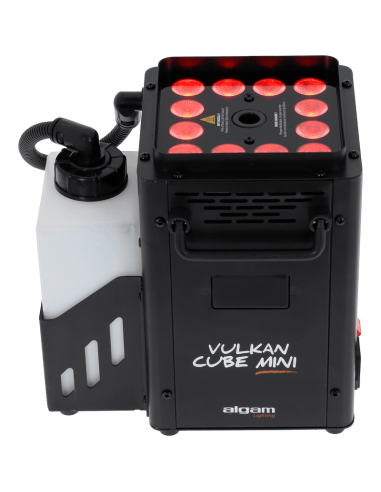 Algam Lighting VULKAN CUBE MINI – Vue latérale avec réservoir et poignée