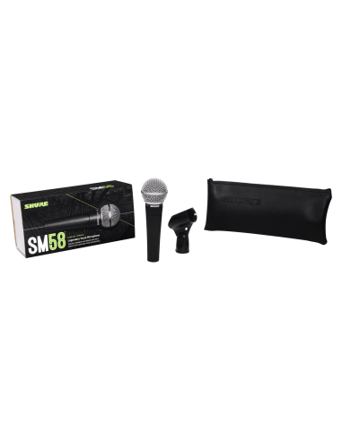 SM58 – Micro Shure filaire Dynamique cardioïde | Sonopro