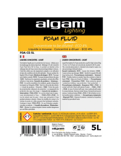 Algam Lighting FOA-CE-5L - Liquide mousse 5 L 2