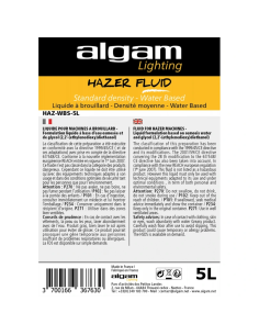 Algam Lighting HAZ-WBS-5L - Liquide brouillard 5 L 2