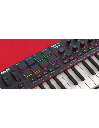 AKAI Professional - MPKMINI4-B – Clavier maître 25 touches, 8 pads.