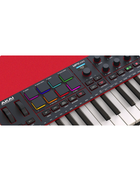 AKAI Professional - MPKMINI4-B – Clavier maître 25 touches, 8 pads.