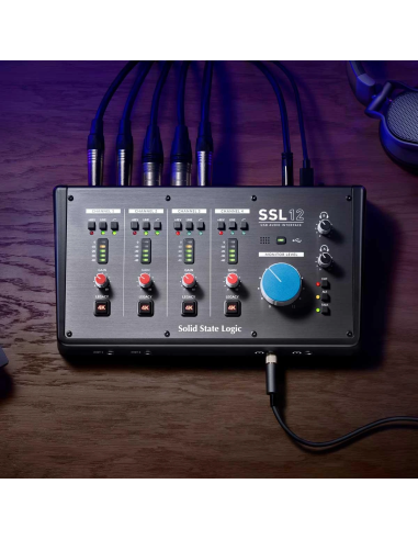 SOLID STATE LOGIC SSL12 – Carte son USB-C 4 | Sonopro