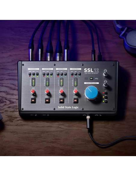 SOLID STATE LOGIC SSL12 – Carte son USB-C 4 | Sonopro