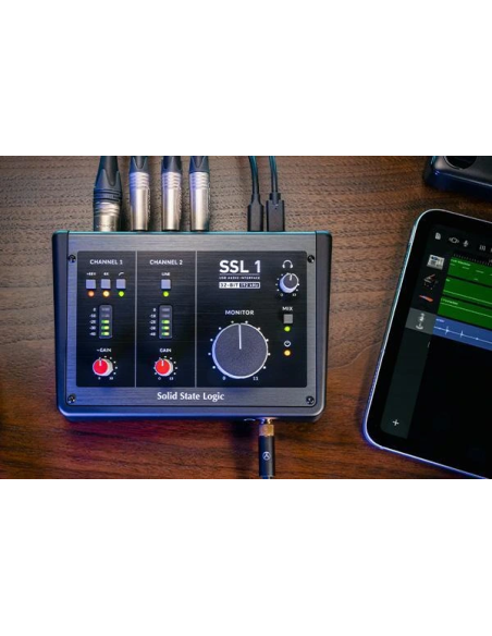 SOLID STATE SSL1 - Interface audio USB-C 2 entrées 2 sorties