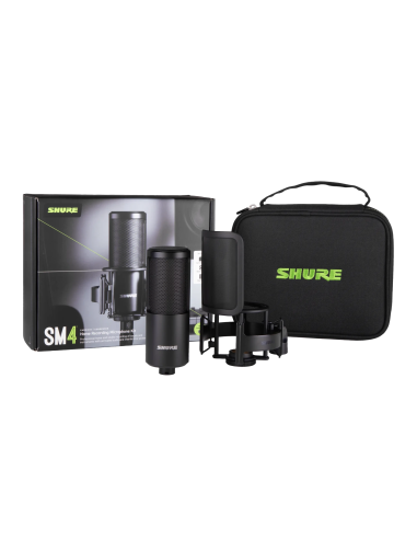 SHURE SM4-K-KIT – Micro de studio SM4 | Sonopro