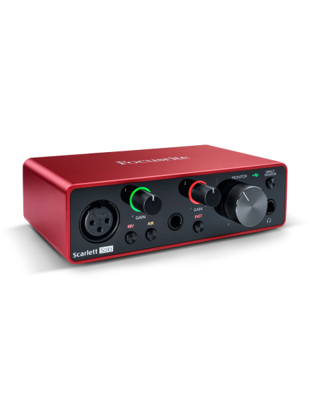Focusrite SCARLETT3-SOLO - Scarlett G3 Carter son 2 in/2 out USB-C -.