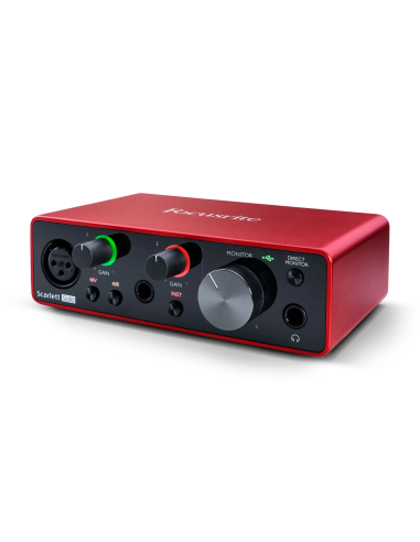 Focusrite SCARLETT3-SOLO - Scarlett G3 Carter son 2 in/2 out USB-C -.