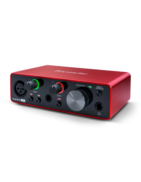 Focusrite SCARLETT3-SOLO - Scarlett G3 Carter son 2 in/2 out USB-C -.